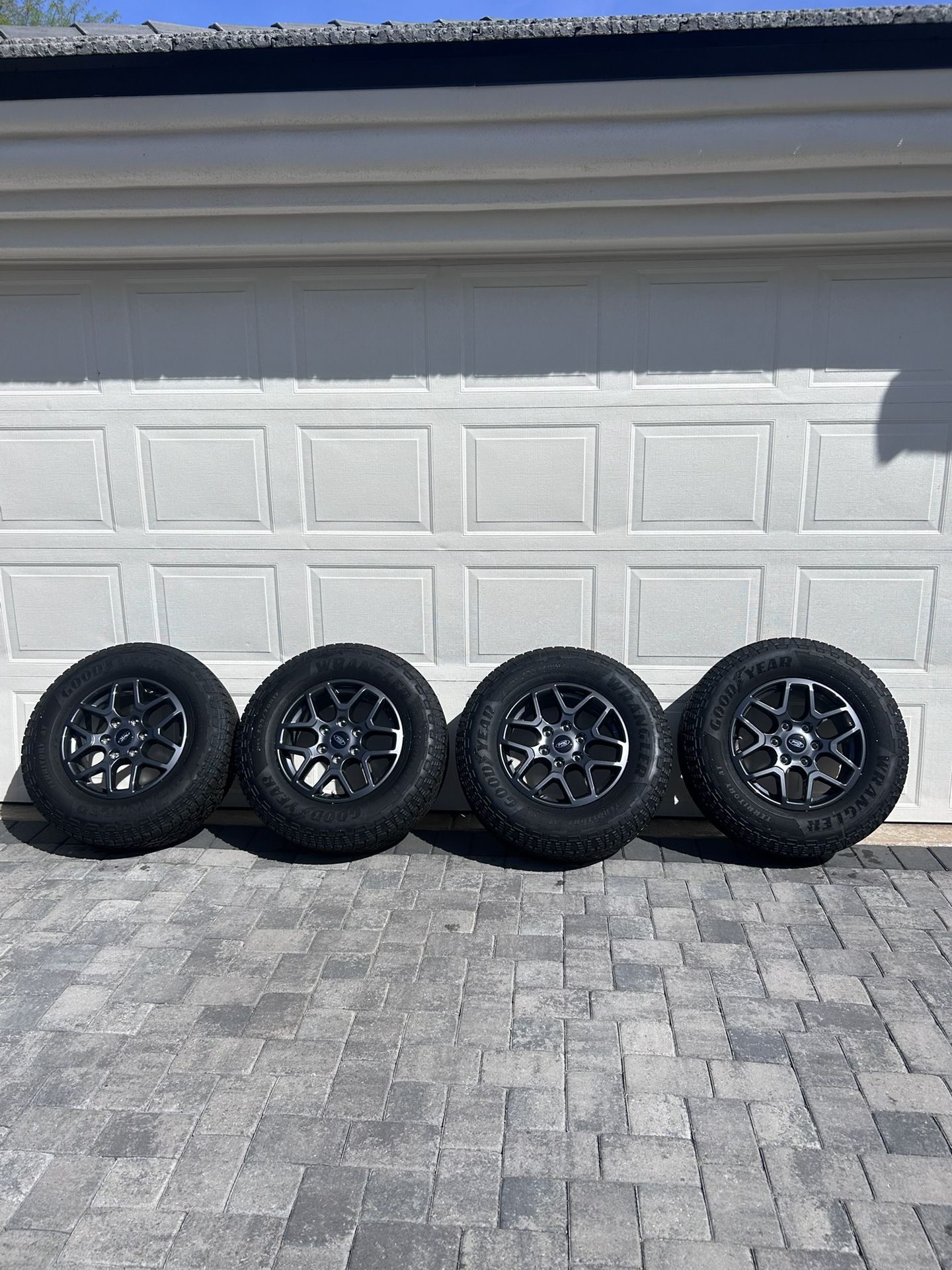 2025 Ford Ranger XLT Sport Wheels & Tires (17” Goodyear Wrangler) – Like New