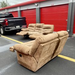 Cozy Recliner Sofas Set 