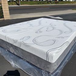 Full Organic Hybrid Cool Gel Memory Foam Mattress !!