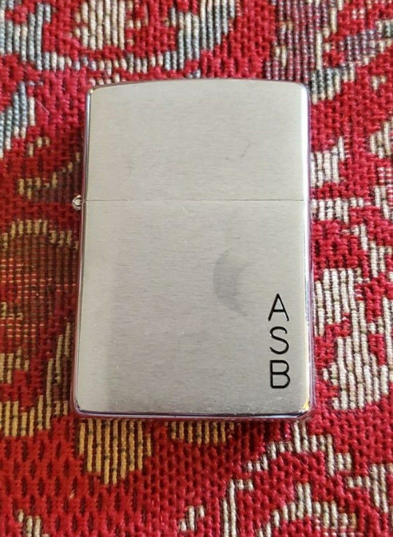 Zippo with initials ASB - GREAT CONDITION!