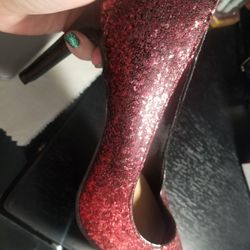 Beautiful Ruby Red Heels For Only $22