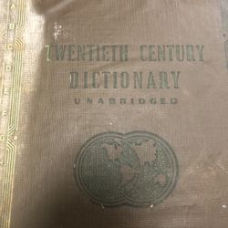 Twentieth Century Dictionary Book