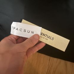 Black Essential Hoodie Size L