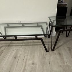 Coffee Table and Side Table