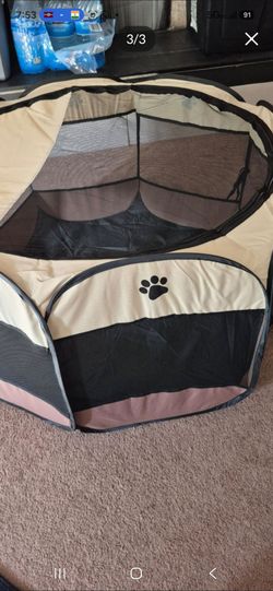 Beautiful chocolate brown pet Foldable Playpen Large size