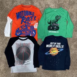 Boys Long Sleeve Shirts, size 4 and 4/5