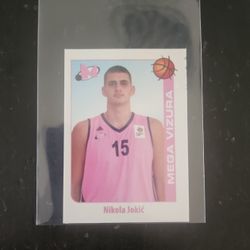 2014 Nikola Jokic Rc PreRookie 1st Card School Shop ABA Liga 