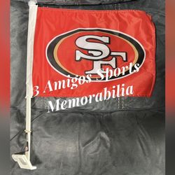 SAN FRANCISCO 49ers WINDOW CAR FLAG
