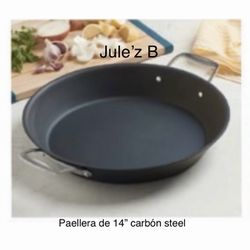 Princess House. Paellera De 14” Carbón Steel Nueva En Su Caja