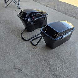 Harley Davidson Hard Bags W/Kicker 6x9 And Amplifier 