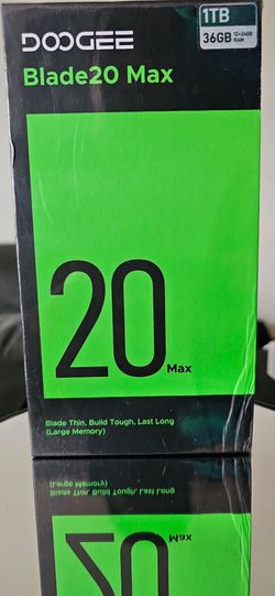DOOGEE Blade 20 Max 4G Unlocked - 1TB / 36GB RAM - Nuevo en Caja