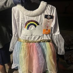 🌈 Hyde & EEK! Rainbow Unicorn Costume – Kids Large (10–12)