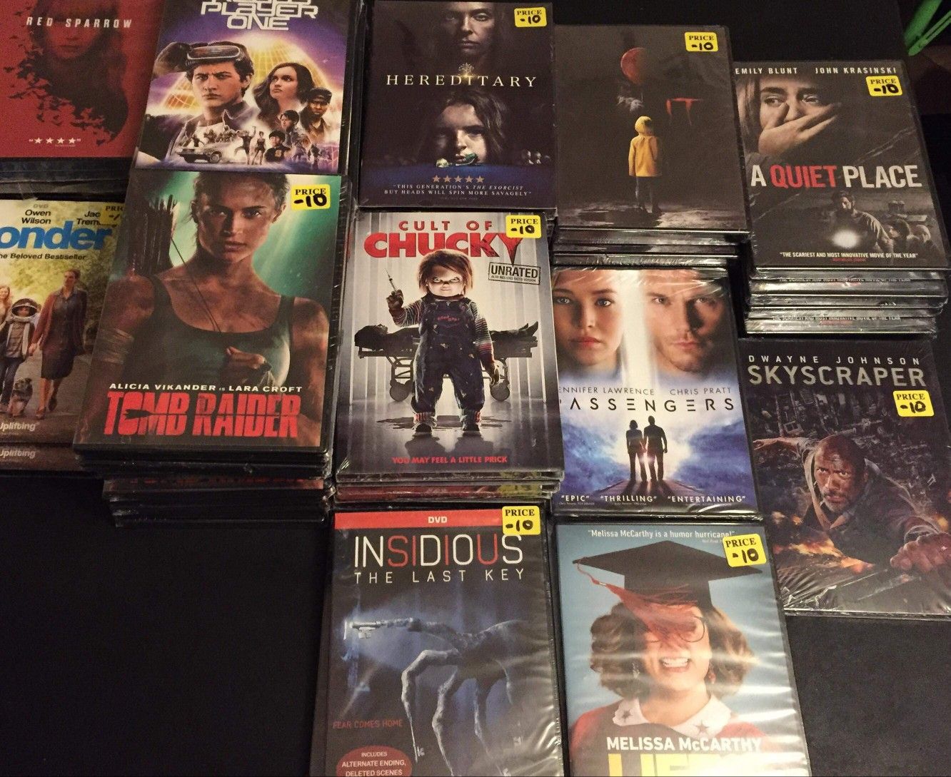 Brand new dvds