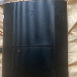 PlayStation 3 With A Red controller