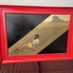 Framed picture of Christina’s world