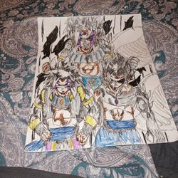 Omni God Of Destruction Ssj4 Gogeta And Seraphim Demon Form Vegito Fusion 