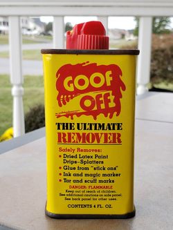 Vintage Goof Off Metal Can