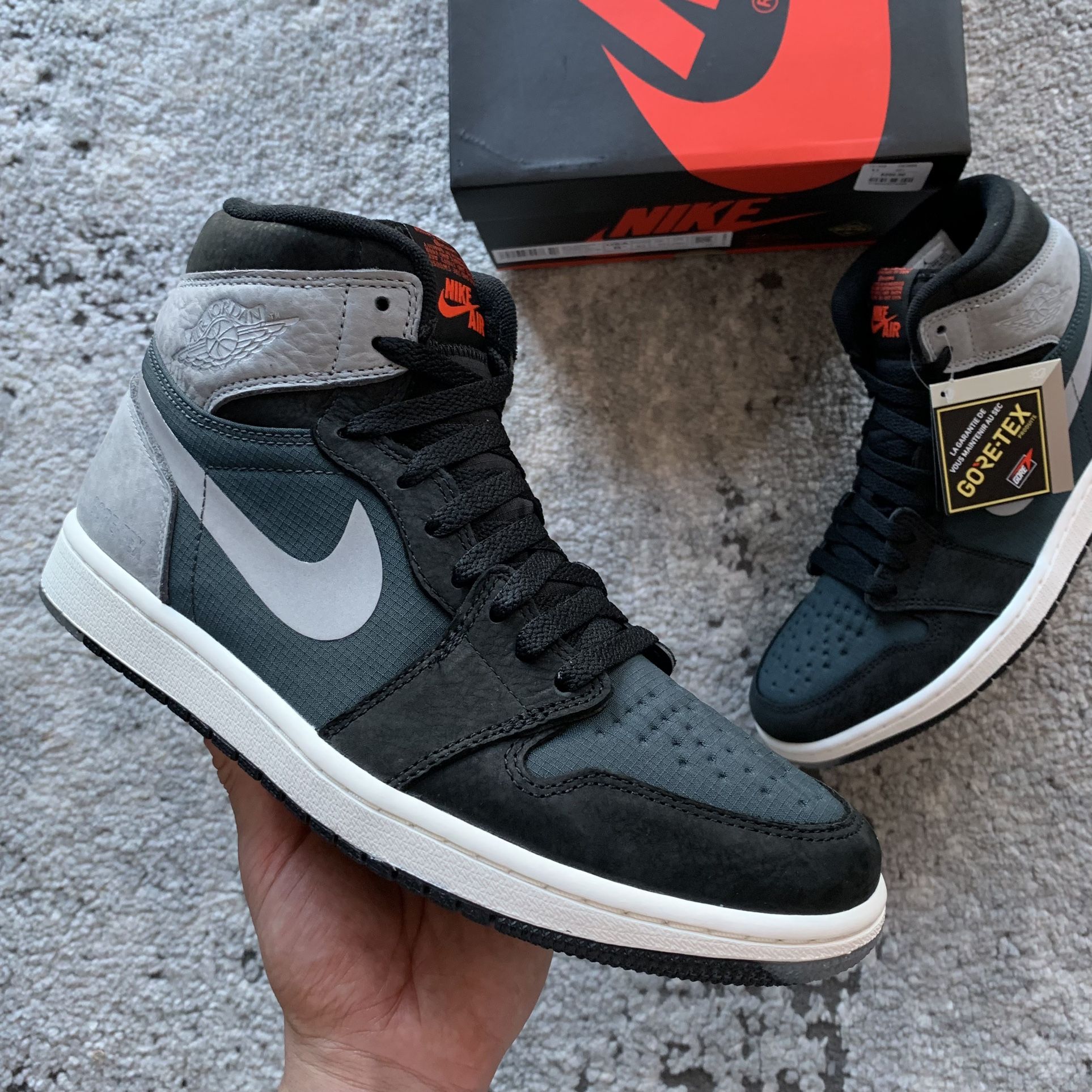 Air Jordan 1 Retro High Element “Gore Tex” Particle Grey Size 8.5 Brand New W/Receipt