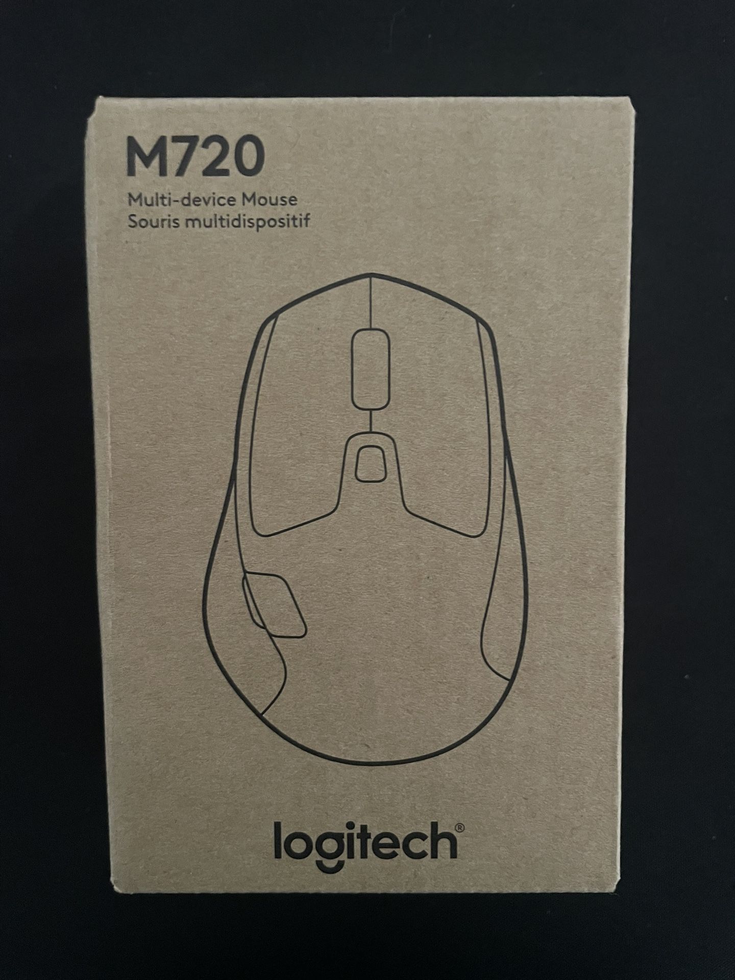 Logitech M720 Triathlon Multi-Device Wireless Mouse, Bluetooth