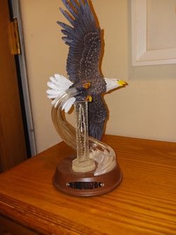 Bradford Exchange illuminated figurine Liberty and Justice for All 9/11 tribute collection limited edition
