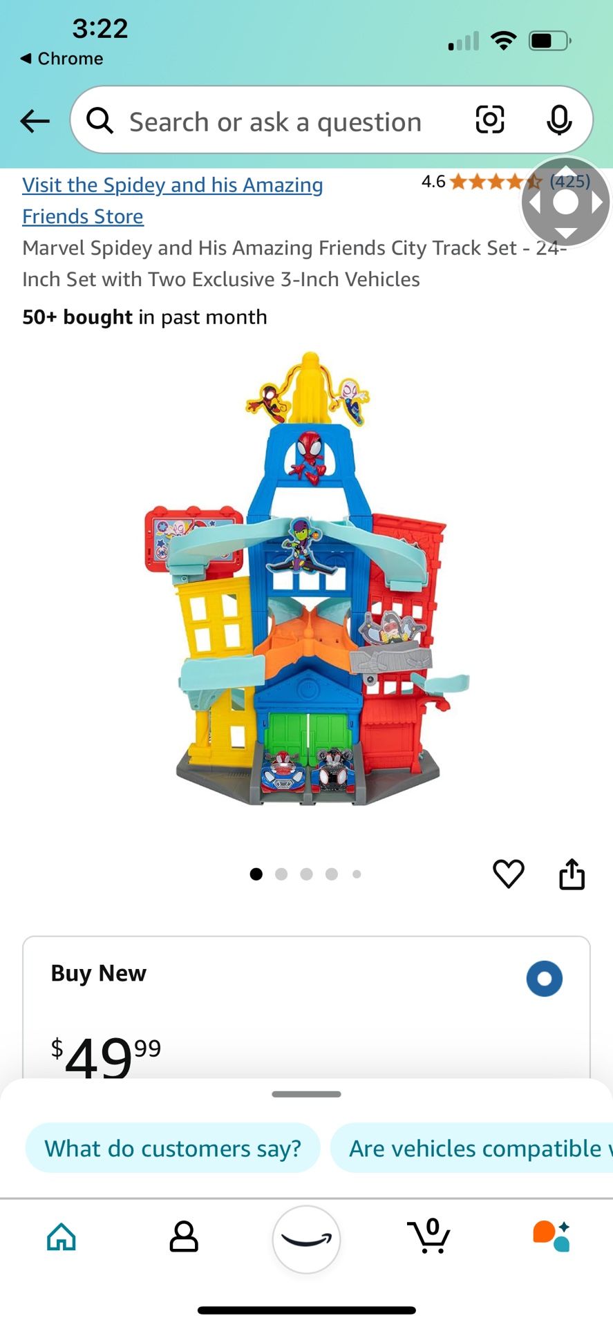 Marvel Spidey Car Track Toy