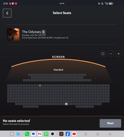 Oydessy movie ticket