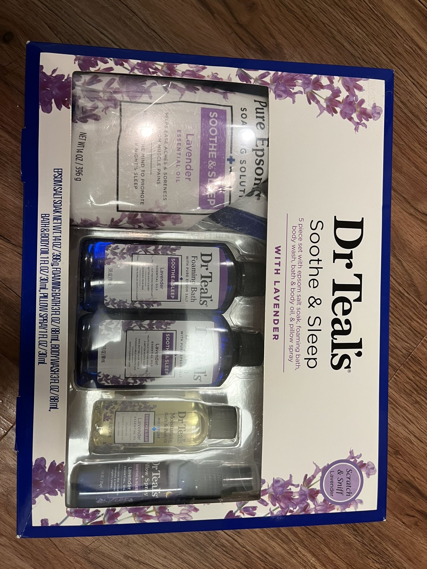 Dr Teals Lavender 5 Piece Set