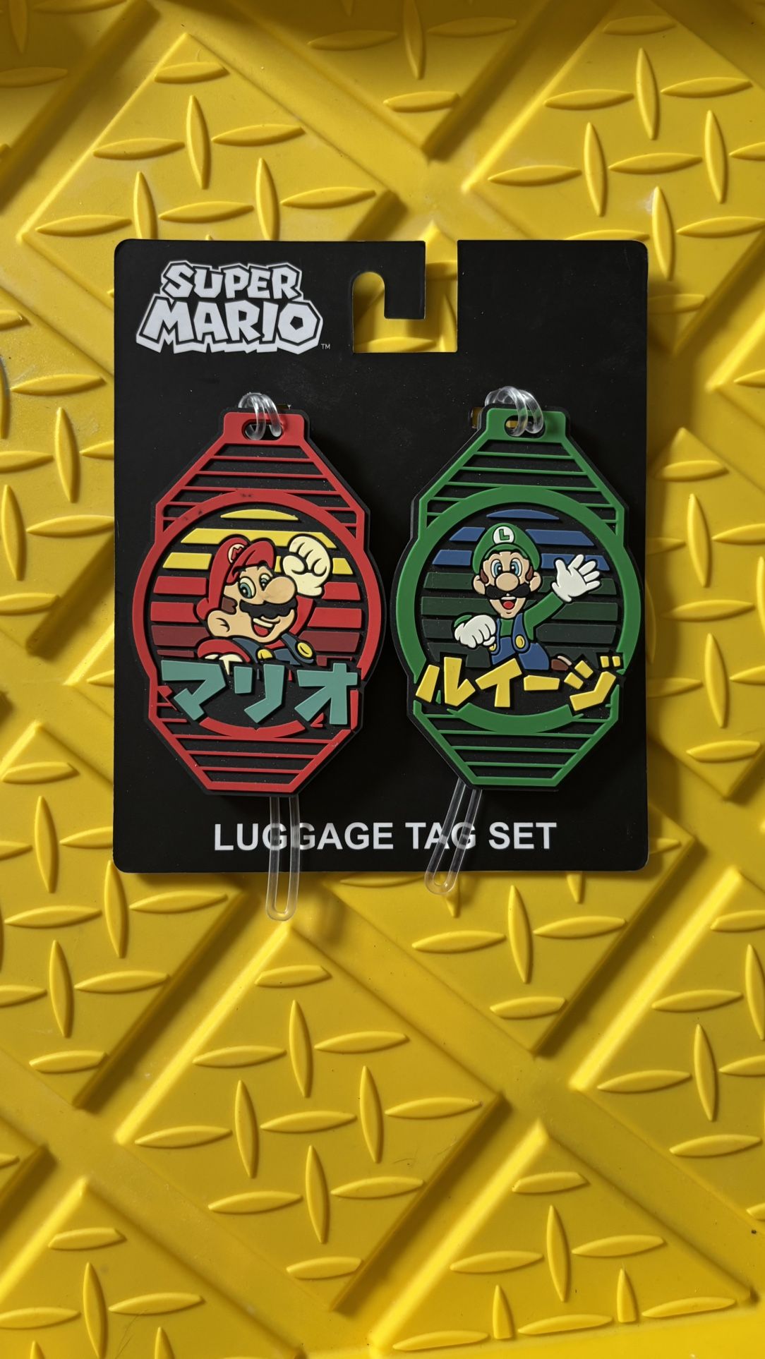 Mario & Luigi Luggage Tags