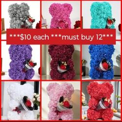 Mother's Day Rose Bear ***(Must Buy 12)***