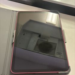 Never Used Pink Apple IPad + Zagg Bluetooth Keyboard Case + Screen Protector