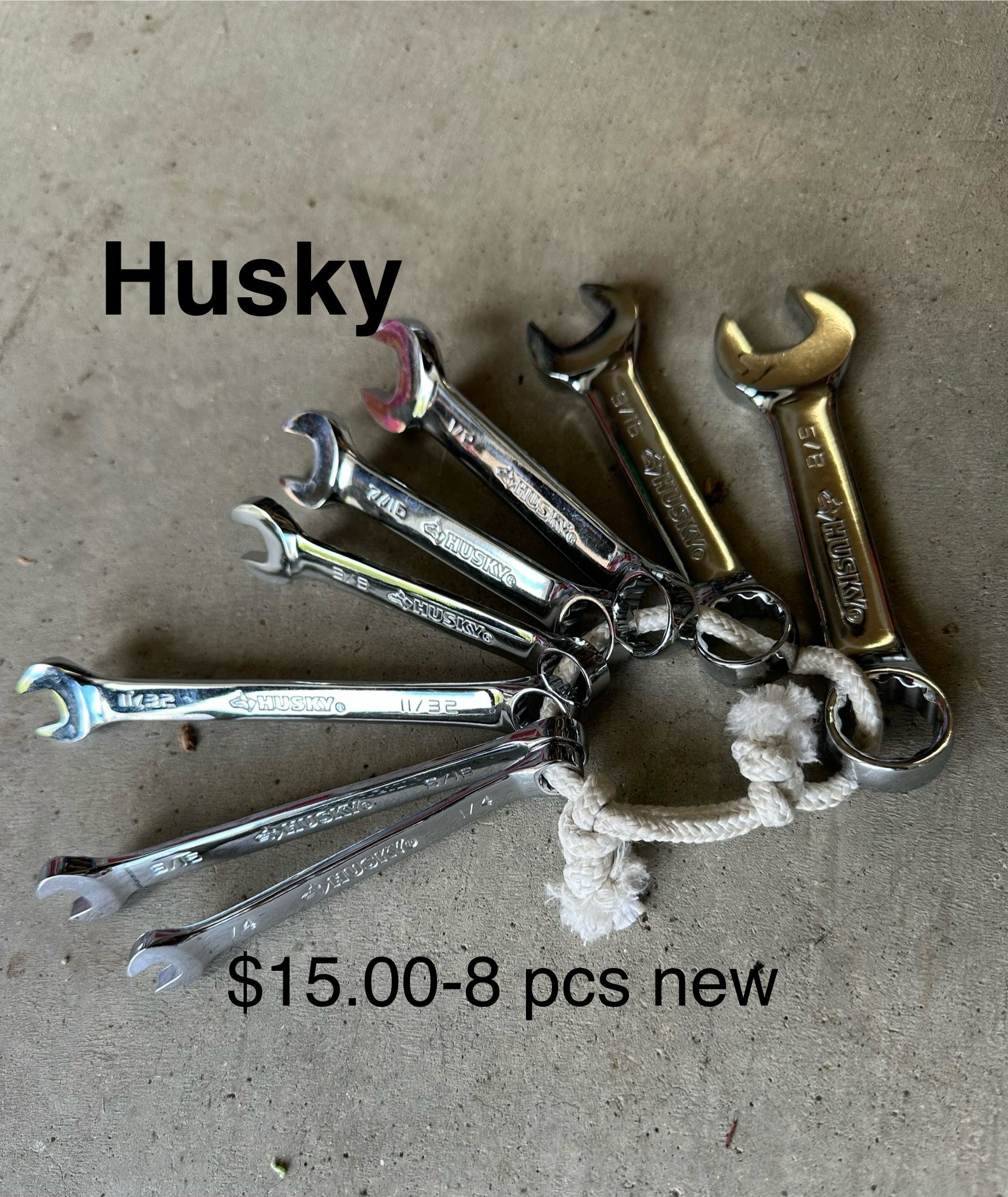 Husky Wrenches $15.00 New