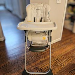 Century Folding Adjustable High Chair Gray