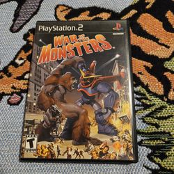 Playstation 2 War Of Monsters Video Game 