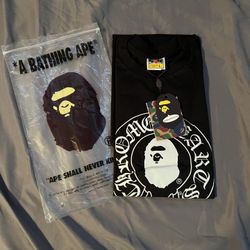 Bape x Chrome Hearts Shirt Size large