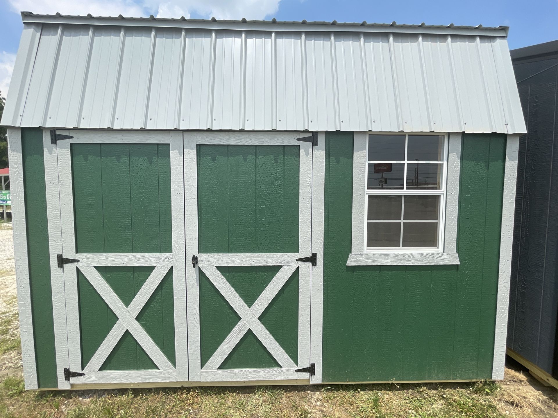 8x12 Lofted Garden Shed (PLEASE READ DESCRIPTION)