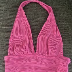 Pink Halter Top