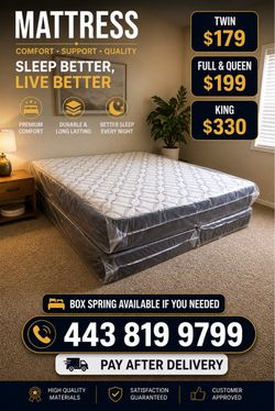 Baltimore Mattress Deals — Delivery Available - Pay After Delivery 🚚