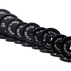 💥 STEAL OF THE YEAR: Brand-New Olympic Weight Plates 💪 $1.35/lb or $340/Set