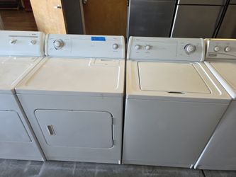 Whirlpool washer and electric dryer set