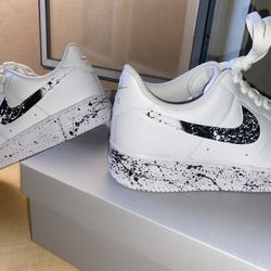 Custom Nike Air Force 1 Splatter Custom Color Hand Painted 