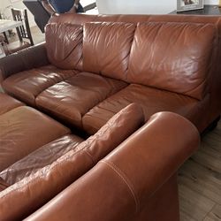 Leather couch