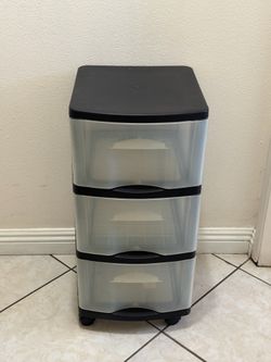 Sterilite 3-drawer Plastic Storage Cart