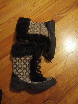 Coach boots size 6 womens