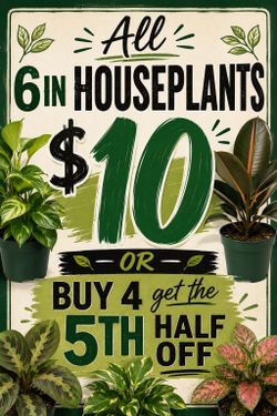 Clearance Houseplant Sale! $10 all varieties!