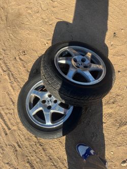 Pair of Honda wheels