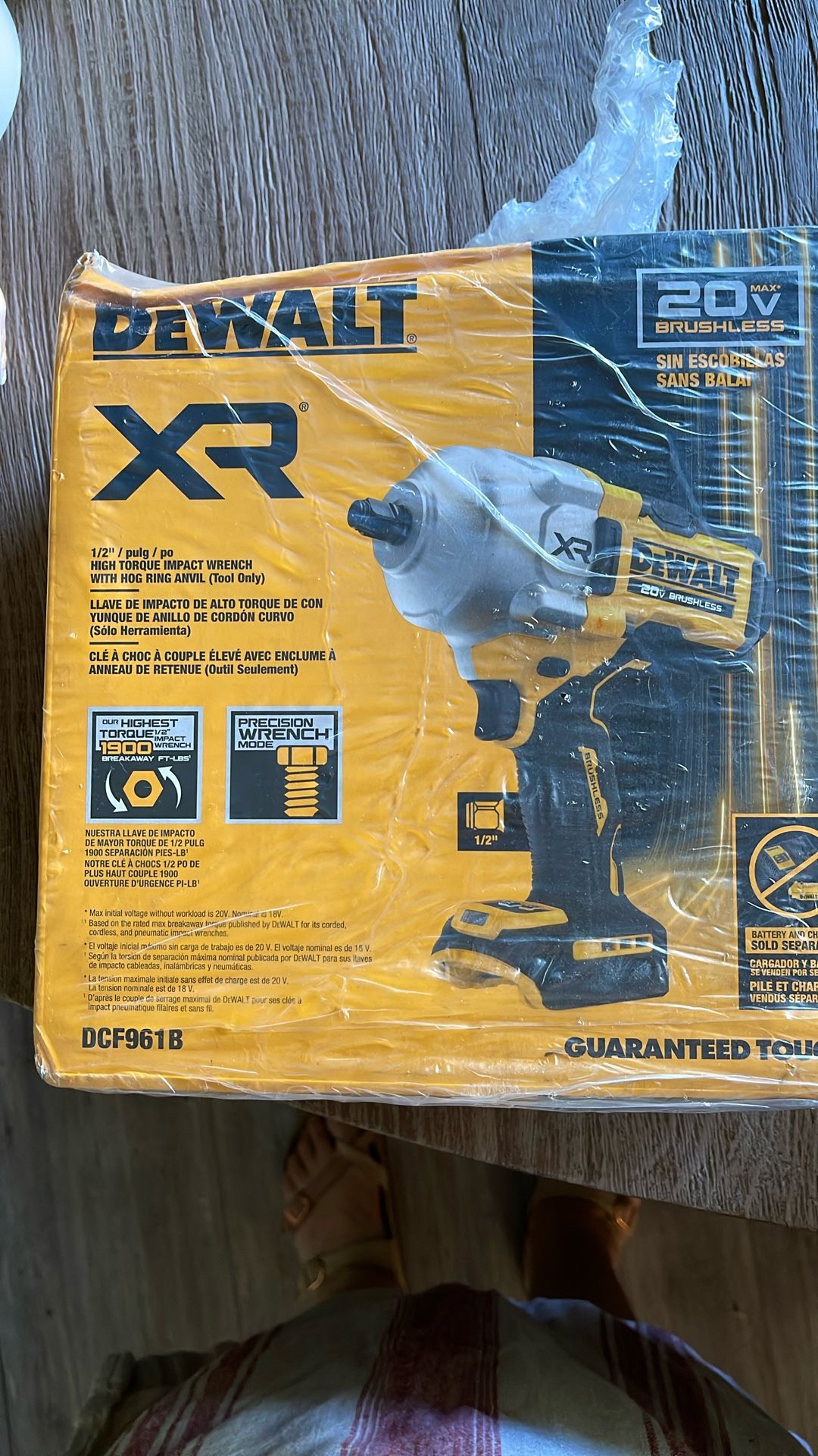 DeWalt 1/2” High Torque Impact Wrench