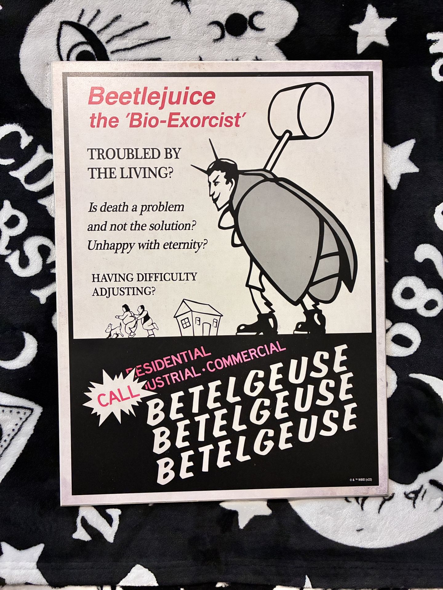 Beetlejuice sign 