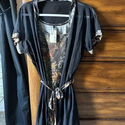 New Mossy Camo Night Gown And Sheer Robe 