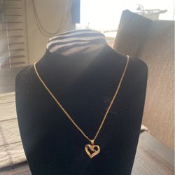 Authentic Gold Chain And Charm 