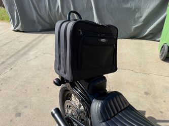 T-Bags Black Motorcycle sissy bar Bag
